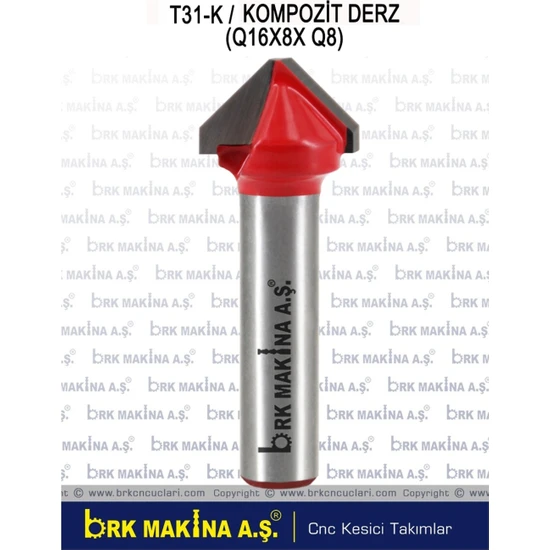 Nidage 1 Yıl Kompozit Derz Kanal Açma Freze Bıçağı 8 mm