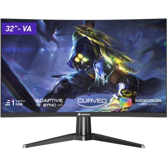Gamebooster GB-3218CF 32" 180Hz 1ms Va Fhd 1920×1080 Hdmı*1+Dp*1 Rgb Curved R1500 Gaming Monitör