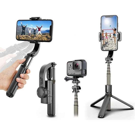 M.tk moveteck Gimball Vloq Bluetooth Kontrollü Selfie Çubuğu