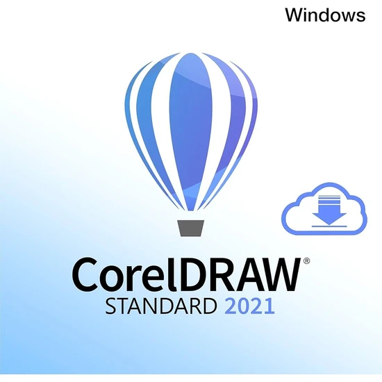 Corel Coreldraw Standard 2021 - 1 Pc Lifetime/ömür Boyu Kalıcı Lisans