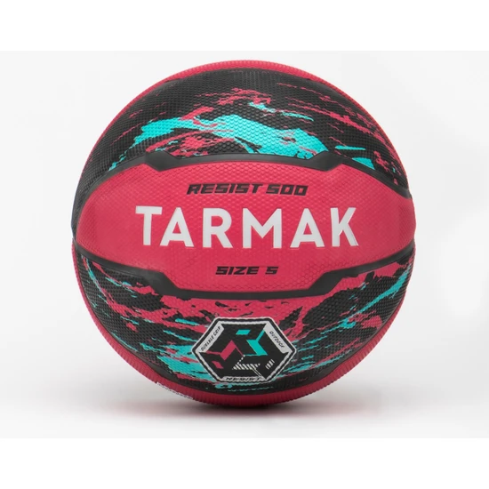 Decathlon Çocuk Basketbol Topu R500 - 5 Numara - Pembe Siyah