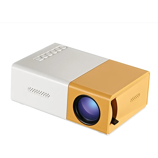 Lebeigo Projektör LED Taşınabilir Projektör Cep Telefonu Mini Projektör (Yurt Dışından)