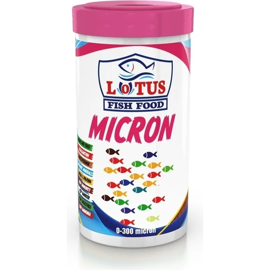 Lotus 100 ml Micron Granulat Balık Yemi