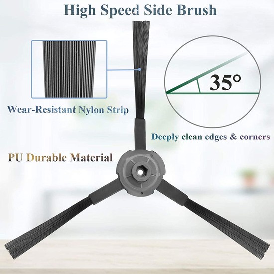 10 Stück Seitenbürsten Für Roboter-Staubsauger - Passend Für V3 V5 A6 A4 A4S Modelle