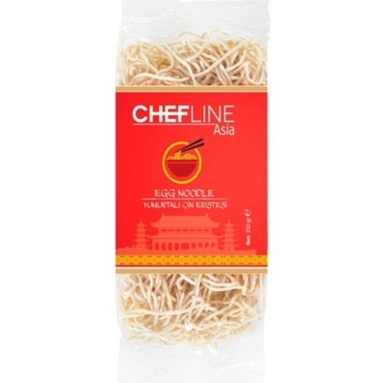 Chefline Yumurtalı Çin Eriştesi 350G Chefline Egg Noodle Son Tüketim