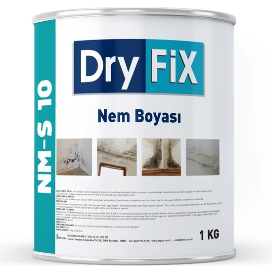 Dryfix NM-S 10 Nemeson Nem ve Rutubet Boyası 1 Kg