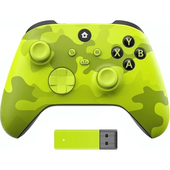 Kepang Ordu Yeşili Kablosuz Gamepad Denetleyicisi Xbox One/one S/x/serisi X/s Oyun Konsolu ve Pc WINDOWS10 Üstü 2.4g Adaptörü Ile (Yurt Dışından)