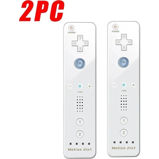 Kepang 2pc Beyaz Hareket-Nintendo Wii ve Wii U Oyun Gamepad'leri Ile Uyumlu Nunchuck Denetleyici Joystick Gamepad Wii Nunchuck Denetleyicisi Için Yedek (Yurt Dışından)