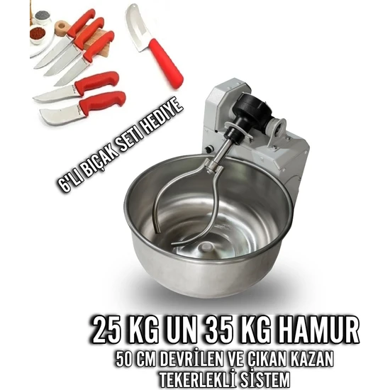 Nestello 25 kg Un 35 kg Hamur Karma ( Yoğurma ) Makinesi Bıçak Seti