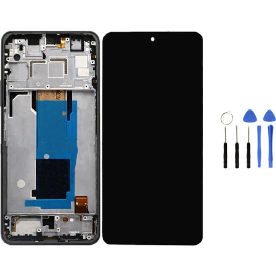 Telefon Kulübesi Xiaomi Redmi Note 11 Pro Çıtalı Siyah Uyumlu LCD Ekran Dokunmatik