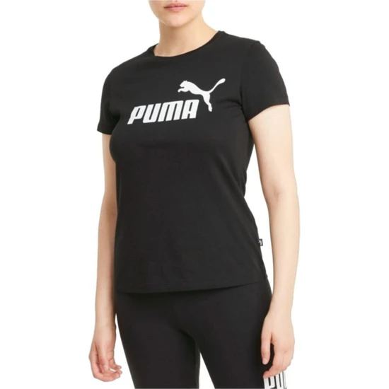 Puma Ess Logo Kadın Tişört 58677401
