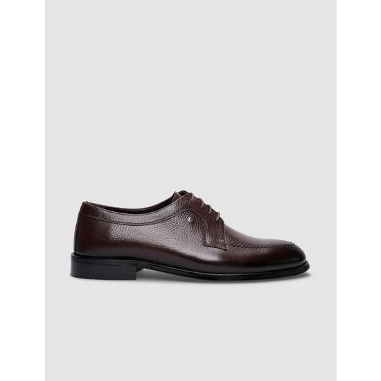 Cabani  Deri Kahverengi Bağcıklı Erkek Klasik Ayakkabı