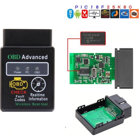 Koodmax Hh Obd Advanced Gelişmiş ELM327 Obd2 V1.5 Fiyatı
