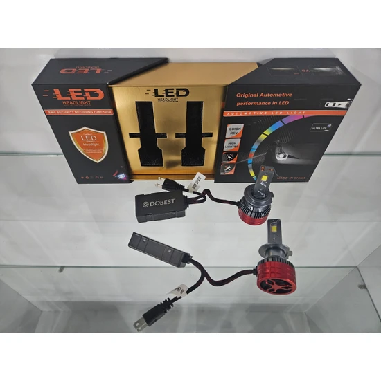 Dobest Mono Csp LED Xenon 10000K Beyaz Işık 21800 Lümen H1 / H4 / H7 / H11 / 9005 / 9006