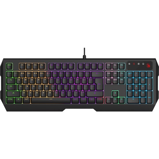 Bloody B140N Siyah Q Türkçe Fn-Multimedya Neon Gaming (Oyuncu) Klavye