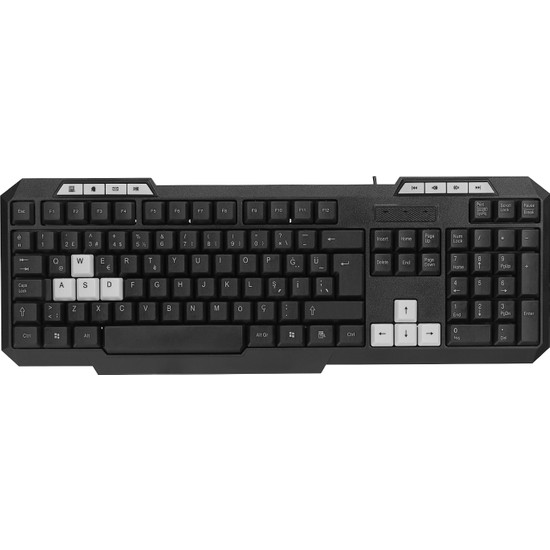 Everest KB-700 Siyah Usb Q Multimedya Klavye