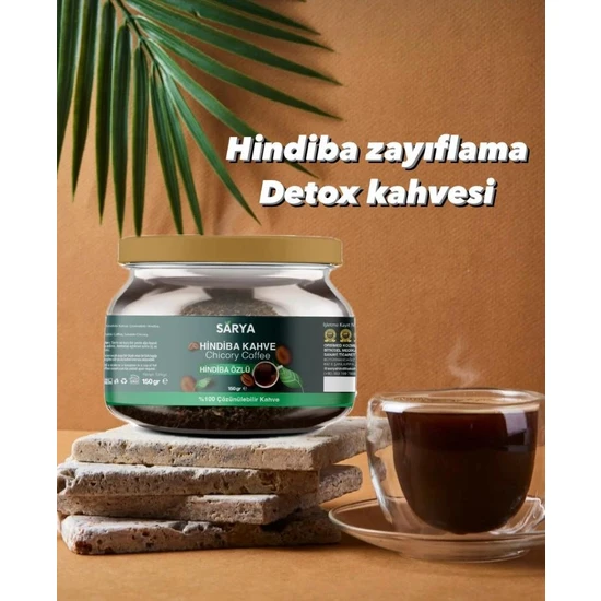 Sarya Hindiba Kahvesi Detox Kahve 1 Aylık - (60 Kullanım) Net 150GR