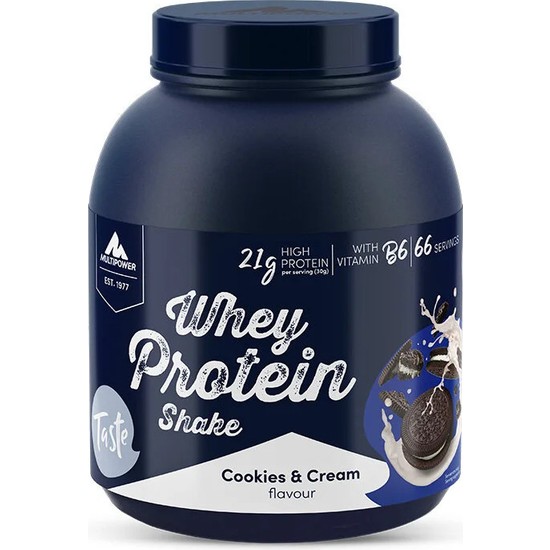 Multipower %100 Pure Whey Protein 2000 gr Kurabiye Aromalı Almanya Menşeli Yetişkinler İçin