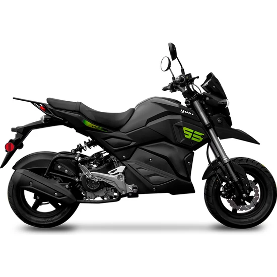Yuki Hammer 50 Benzinli Motosiklet - Siyah