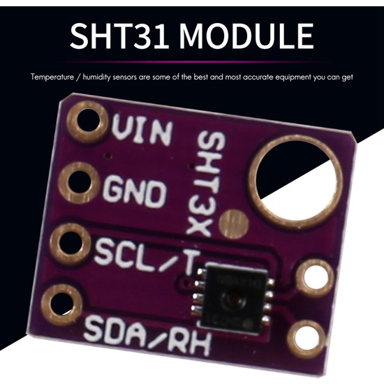 2pcs sht31 temperatura de tuberías & sht31-d humidity sensor módulos Breakout Weather 2pcs sht31 temperatura de tuberías & sht31-d humidity sensor módulos Breakout Weather