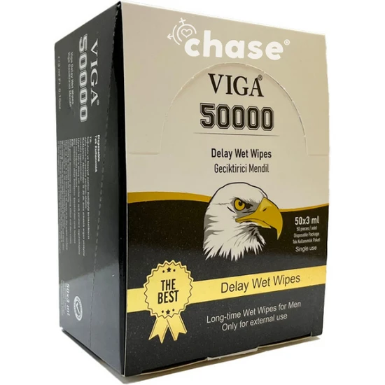 Chase Gecıktırici Mendil 50000 1 Kutu 50 Adet