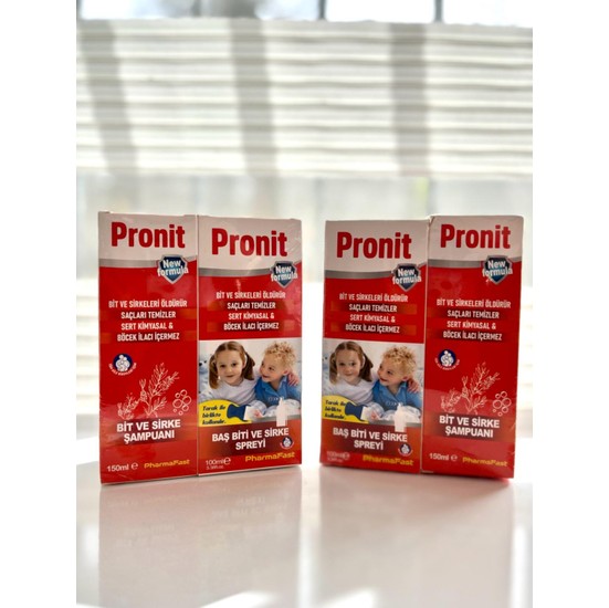 Pharma Fast Pronit Bit Set - Sprey 100 Ml Bit Şampuan 150 Ml Fiyatı