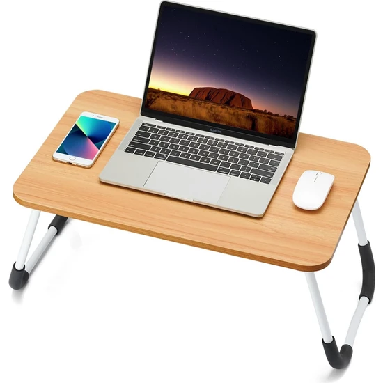 Hodbehod Laptop Sehpası Masası Katlanabilir Yatak Koltuk Üstü Kahvaltı Bilgisayar Sehpası