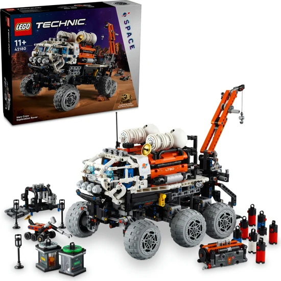 LEGO® Technic Mars Ekibi Keşif Aracı 42180 - 11 Yaş ve Üzeri Uzay Meraklısı Çocuklar Için Koleksiyonluk Yaratıcı Oyuncak Model Yapım Seti (1599 Parça)