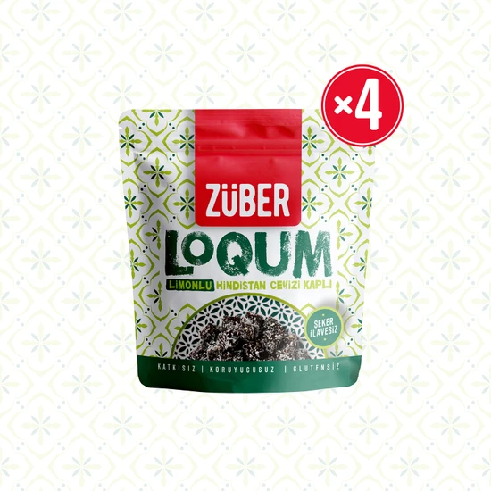 Züber Loqum Limonlu 48 gr X4 Adet