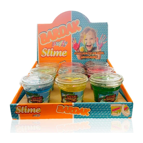 Puffy Slime Yeni Trend Slime Mücevherli 9 Adet