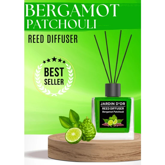Jardin D'or Bergamot Patchoulı Reed Diffuser 100 ml