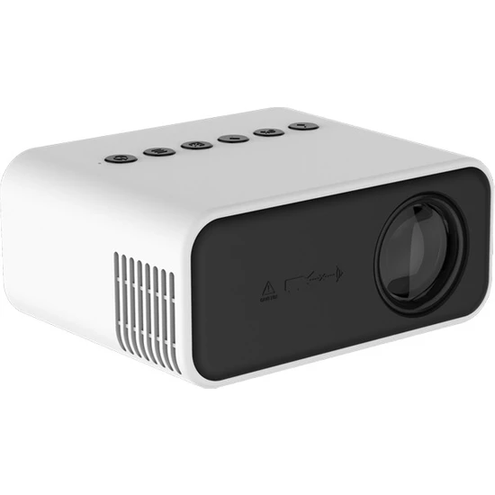 Lebeigo YT500 Ev Mini Projektör Mikro Çocuk Ev Taşınabilir LED Cep Telefonu Projektörü (Yurt Dışından)
