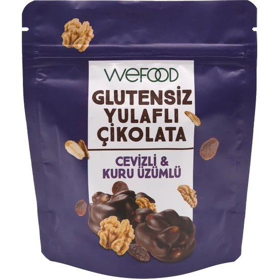 Wefood Glutensiz Yulaflı & Cevizli Çikolata 40 gr 8682392174778