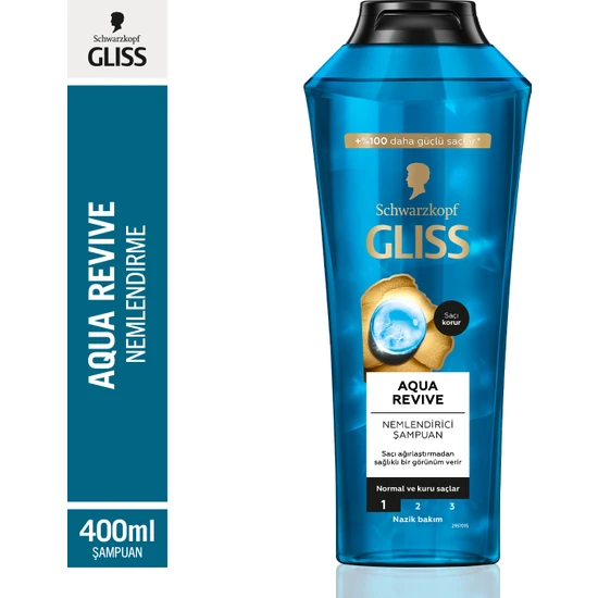Gliss Aqua Revive Şampuan 400 Ml