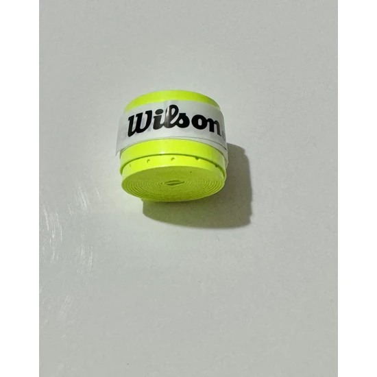 Wilson Neon Sarı Perforated Overgrip Delikli