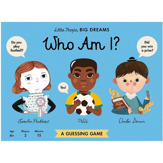 thumbnail image 2 of Little People Big Dreams Guessing Game - Who Am I? Educational Family Card Game 2 of 14