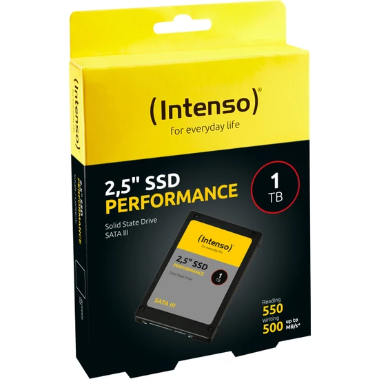 Intenso Performance 1TB M2 Sata3 SSD 550MB-500MB/s (3814460)