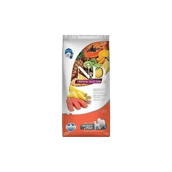 N&D Tropical Selection Somonlu ve Tropikal Meyveli 10 Kg Medium M