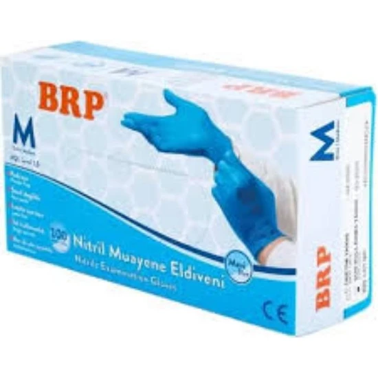 Brp - Muayene Eldiveni Nitril Medium 100LÜ Paket
