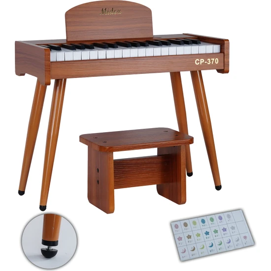 Midex CP-370OR Çocuk Piyanosu Pilli 37 Tuşlu