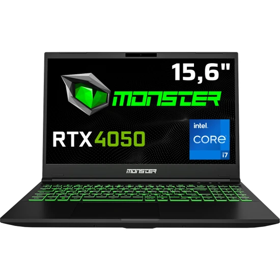 Monster  Abra A5 V20.3.2 Intel Core i7 13700H 32 GB RAM 1 TB SSD 6 GB  RTX 4050 FreeDOS 15,6 FHD 144 Hz Oyun Bilgisayarı