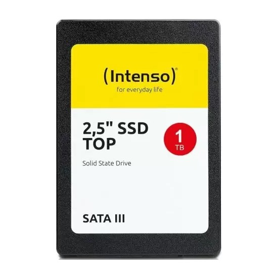 Intenso 1TB 2,5" SSD Sata 3 Bağlantı ile 500-599 MB/s Okuma ve 450-599 MB/s Yazma Hızı
