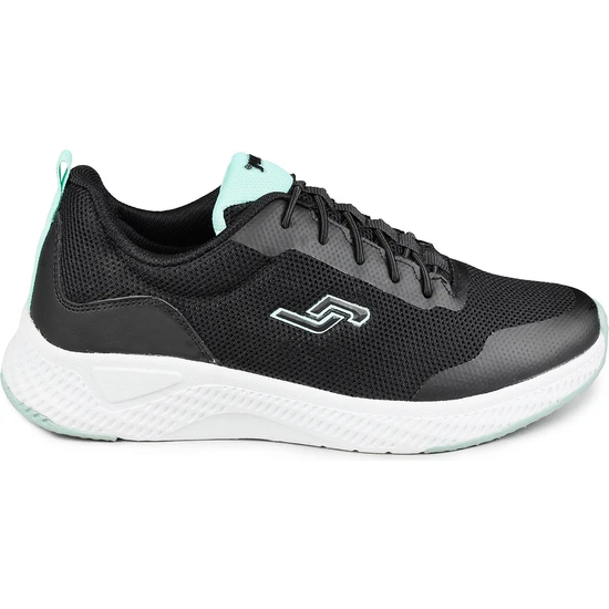 27360 Siyah - Mint Yeşili Kadın Sneaker Günlük Spor Ayakkabı