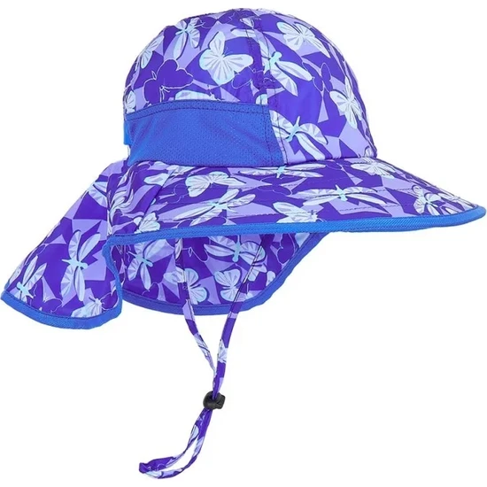 Liangduo Shop No.3 Tarzı Ayarlanabilir Yaz Spf 50 + Çocuk Güneş Şapkası Erkek Kız Seyahat Plaj Yüzmek Kap Çocuk Bebek Açık Spor Yürüyüş Balıkçı Şapkaları (Yurt Dışından)