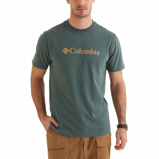 Columbia Csc M Basic Logo Brushed Erkek Kısa Kollu Outdoor T-Shirt CS0287-353