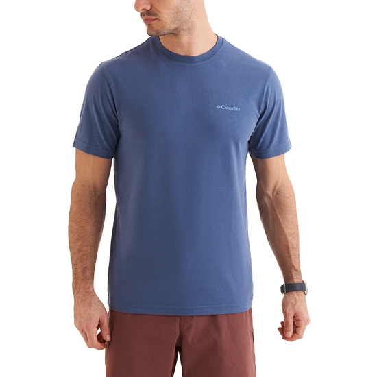 Columbia Csc Basic Slogo Brushed Erkek Kısa Kollu Outdoor T-Shirt CS0282-480