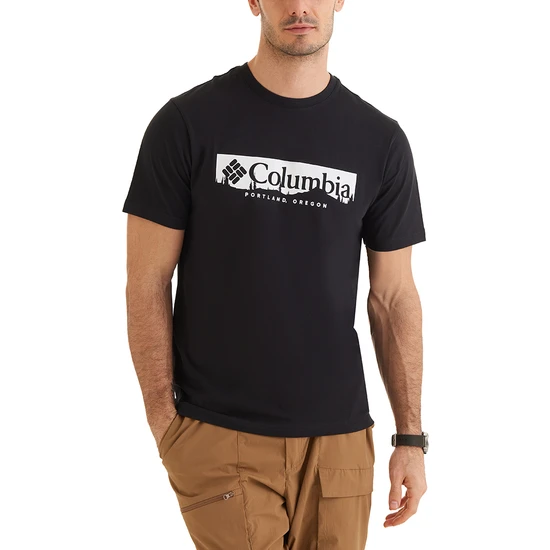 Columbia Csc Box Treeline Erkek Kısa Kollu Outdoor T-Shirt CS0371-010
