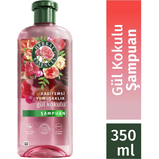 Herbal Essences Kadifemsi Yumuşaklık Gül Kokulu Şampuan 350ML