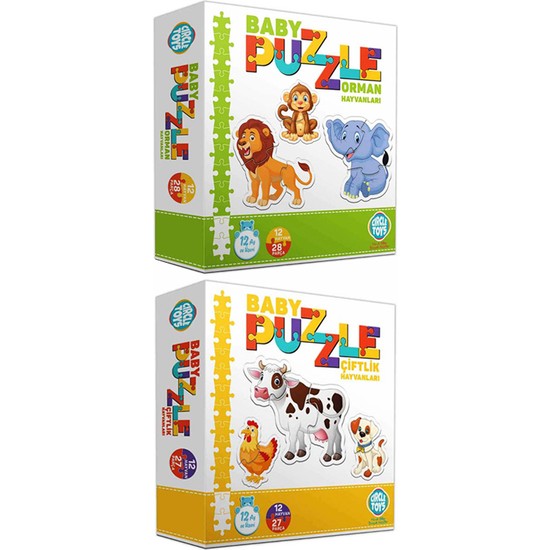 Circle Toys Baby Puzzle Orman ve Çiftlik Hayvanları Set Fiyatı