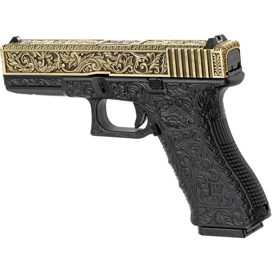 We Glock 17  Etched İvory Gravür Işlemeli Airsoft Tabanca